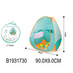 Игровой домик - палатка, размер в собранном виде: 90*90 см. в сумочке 90*9 см. арт. 1931730